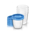 5 ENVASES PHILIPS AVENT VIA 180 ML / 6OZ