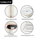 Plancha Ropa Sokany Vapor