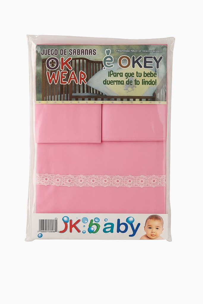 JUEGO DE SABANA CON CUBRE COLCHON PARA BEBE CUNA