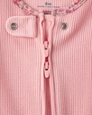 Baby Girl Cotton Long-Sleeve 2-Way Zip Sleep & Play - Pink