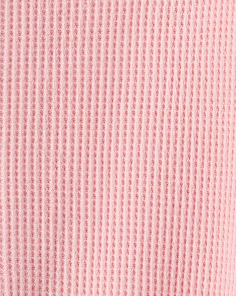 Baby Girl Cotton Long-Sleeve 2-Way Zip Sleep & Play - Pink
