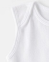 Baby 5-Pack Sleeveless Bodysuits - White