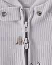 Baby Penguin Print Cotton Long-Sleeve Sleep & Play - Grey
