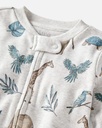 Baby Organic Cotton Safari-Print Sleep & Play Pajamas
