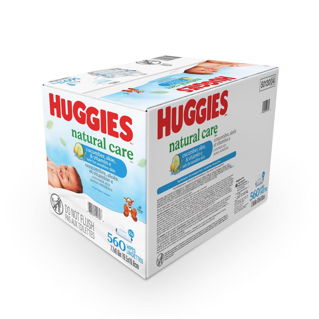 HUGGIES NATURAL CARE 560U