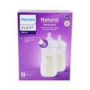 BIBERONES PACK 2 UNIDADES NATURAL 11 OZ. ROS