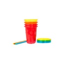 VASOS SEMI-DESECHABLES CON SORBETO, 4' 1157