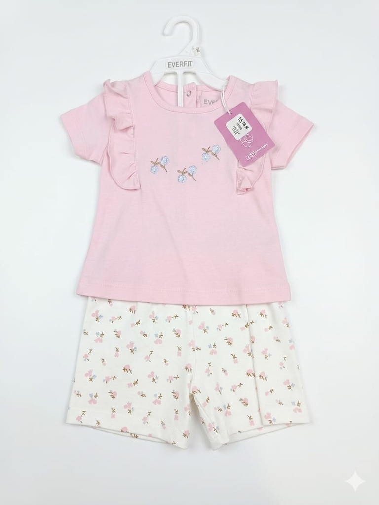 ROPA DE BEBE NINA CONJUNTO SHORT