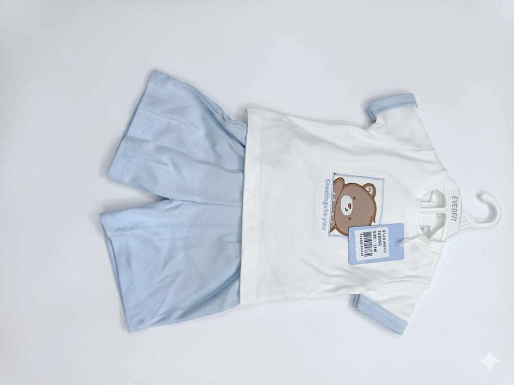 ROPA DE BEBE NINA CONJUNTO SHORT