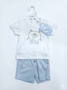ROPA DE BEBE NINO CONJUNTO SHORT