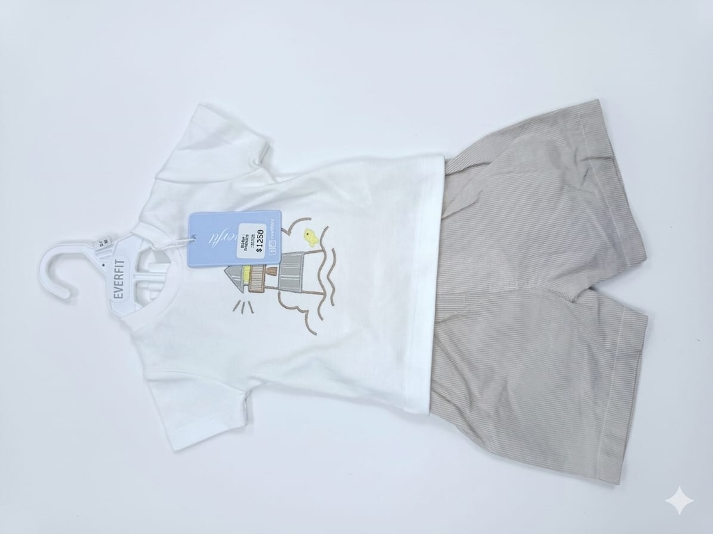 ROPA DE BEBE NINA CONJUNTO SHORT