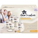 Tommee Tippee Natural Start - Juego de 8 biberones y chupones para bebé, 2 botellas anticólicos sin BPA de 5 onzas y 2 botellas anticólicos de 9 onzas, 2 pezones de flujo extra lento y medio, 2