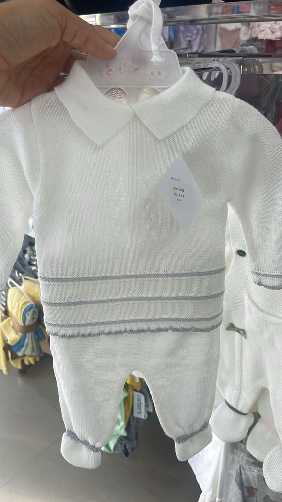 CONJUNTO POLAINA HILO PERLE
