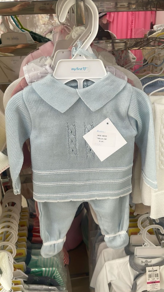 CONJUNTO POLAINA HILO PERLE
