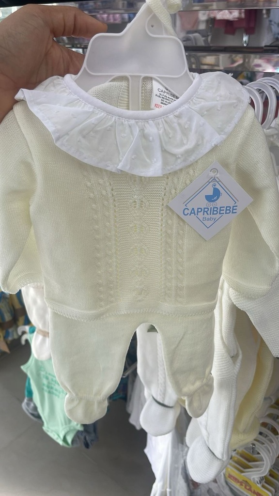 CONJUNTO POLAINA HILO PERLE