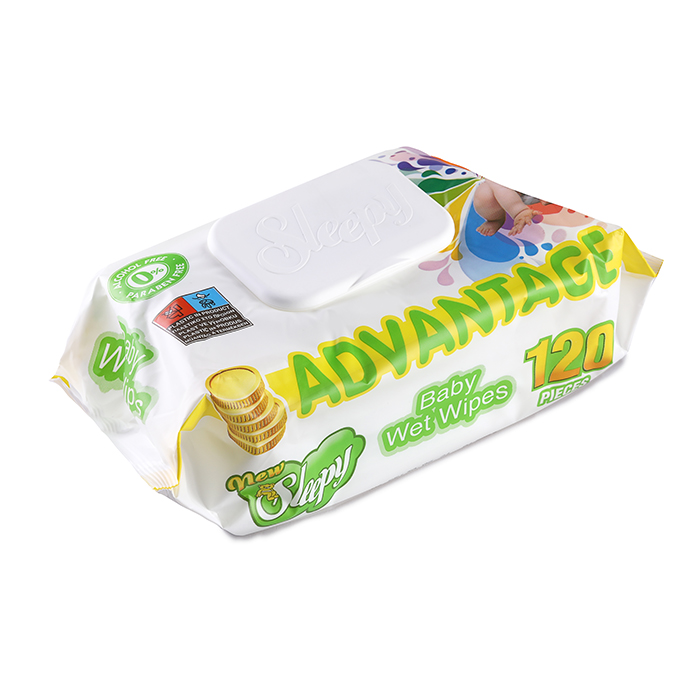 BABY WET WIPES SLEEPY 120 PZS