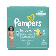 PAMPERS BABY DRY NUM.5