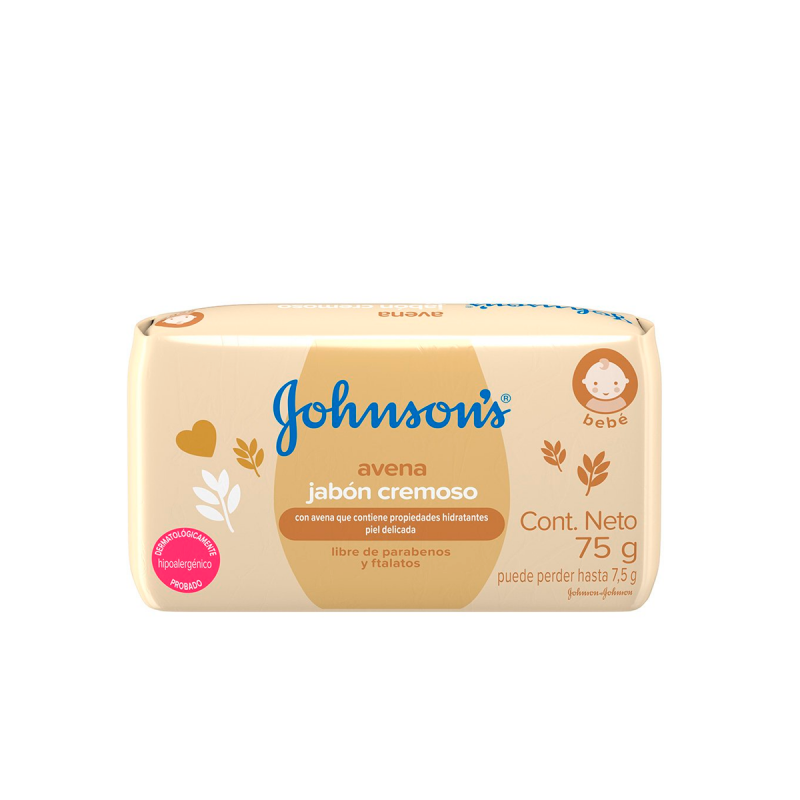 JABÃ³N DE TOCADOR JOHNSON?S BABY AVENA NATURAL 75 GR