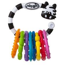 PLAYGRO ZEBRA 9 LINKS IN WHITE