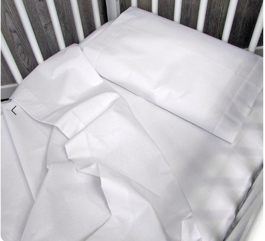 JUEGO DE SABANA CON CUBRE COLCHON PARA BEBE CUNA
