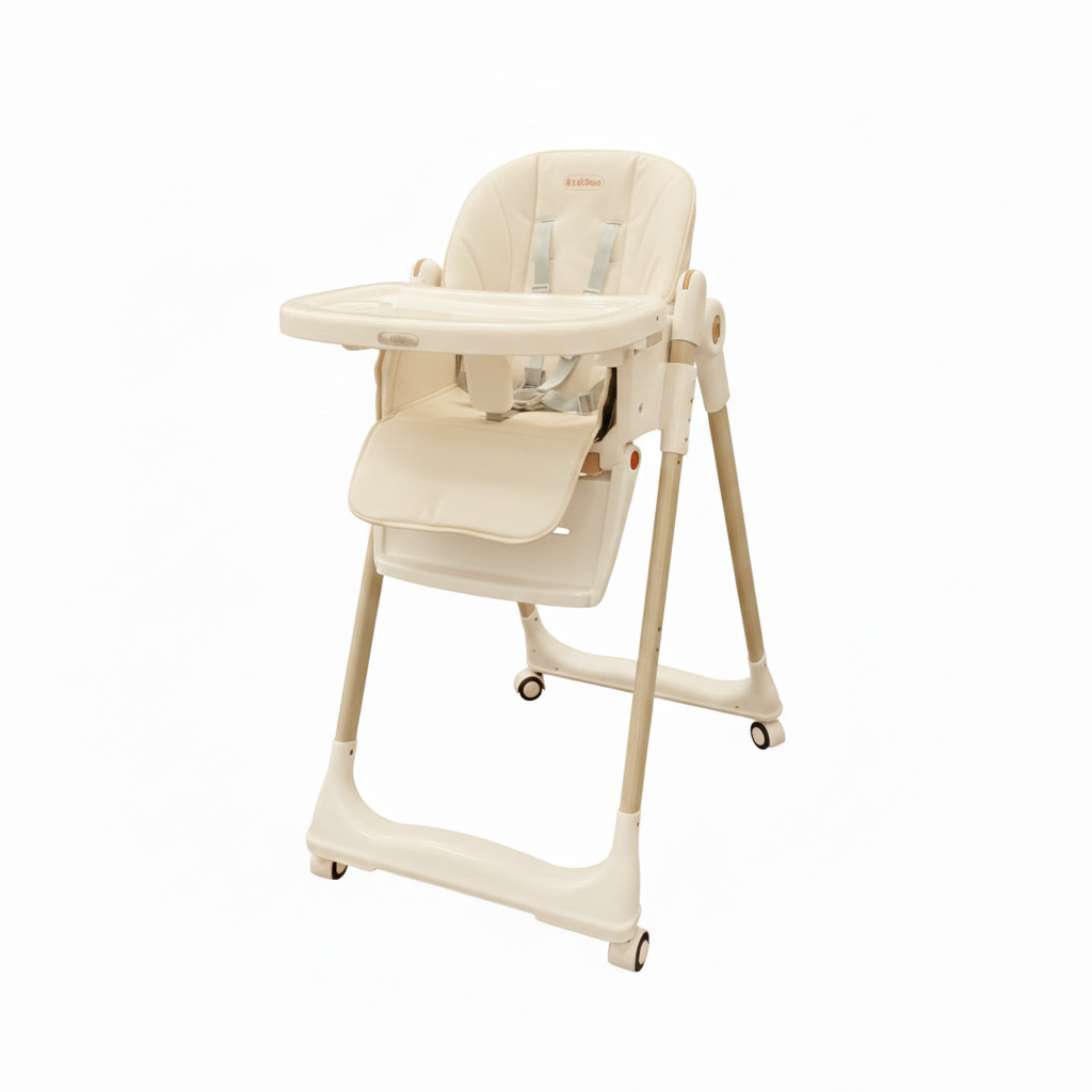 SILLA DE COMER KIDILO CREMA