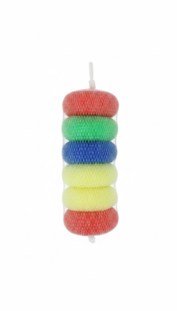 ESPONJA DE NYLON BAJO 6 PCS