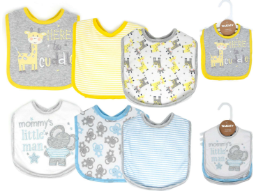 SET 3 BABEROS P/BEBE  WAKIDS A77255