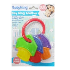 BABY KING + TEETHER COMFORT TOYS LOT OF 3 RING