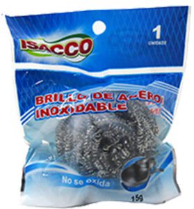 BRILLO DE ACERO INOXIDABLE 15G 1PZ
