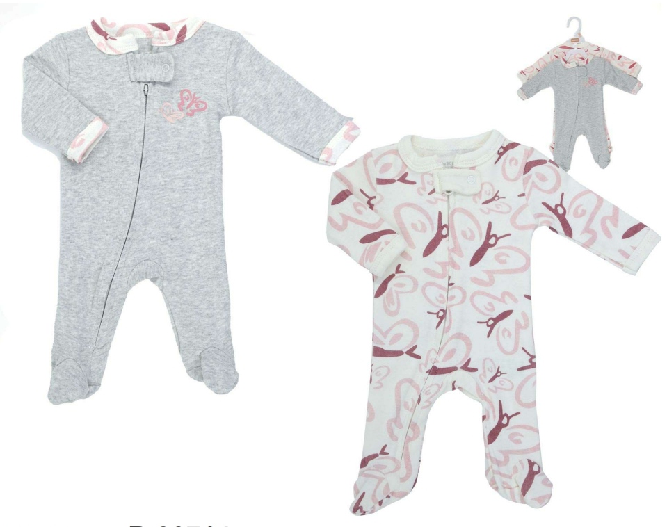 SET PIJAMA 2 PZS P/BEBE NIÃA / PREMATURO