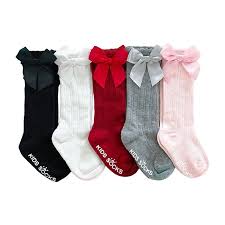 MEDIAS LARGAS P/BEBE NIÃA C/ LAZO A-77369