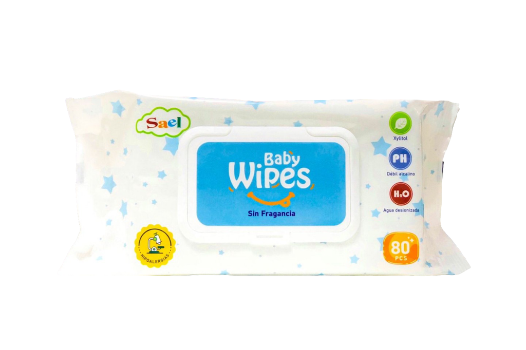 WIPES SAEL SIN FRAGANCIA 80 PCS