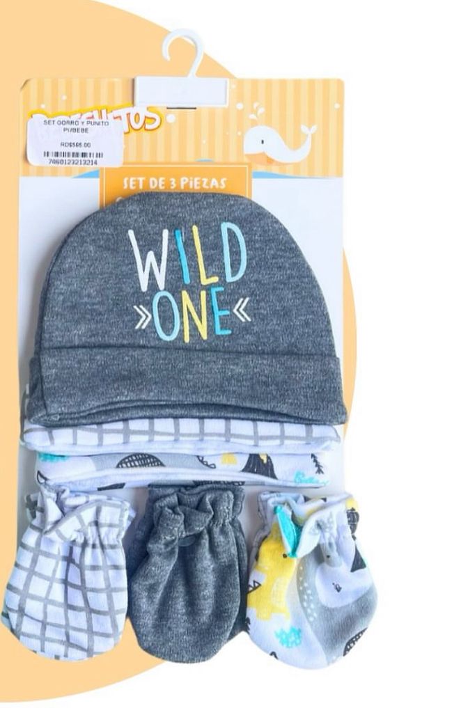 SET GORRO Y PUÃITO P\\\'/BEBE