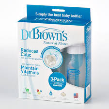 Dr. Brown's Natural Flow Anti-colic Baby Bottle - Blue