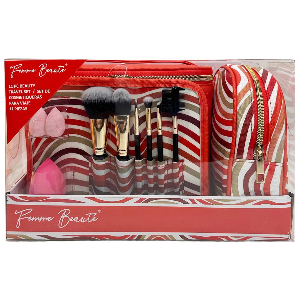 Femme Beaute Juego de Belleza para Viaje 11 Piezas