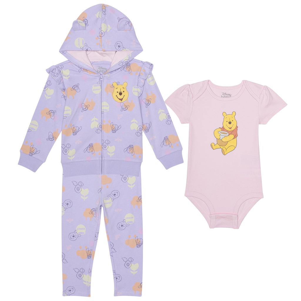 Disney Conjunto para Bebé Niña 3 Piezas  6M