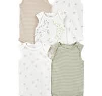 Paquete De 5 Pañaleros De Animales Con Tirantes Carter's