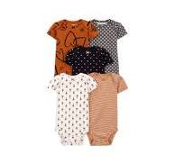 5-Pack Short-Sleeve Bodysuits - Carter's 3M