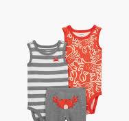 Conjunto De 3 Piezas Con Cangrejitos Multi 1Q925210