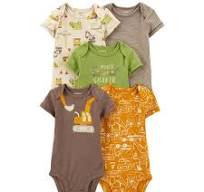 Baby 5-Pack Short-Sleeve Bodysuits -
