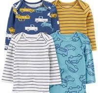 Paquete De 4 Pañaleros Manga Larga ... - Carters
