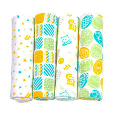 MANTA DE BEBE 4 PCS MODELO SURT 76 X 76 CM