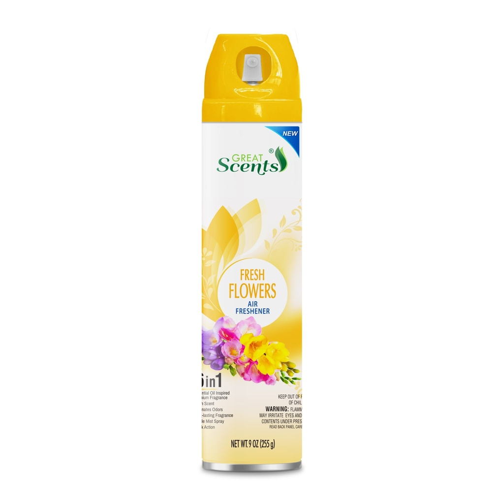 AMBIENTADOR FRESH FLOWERS GREAT SCENTS 9 OZ.
