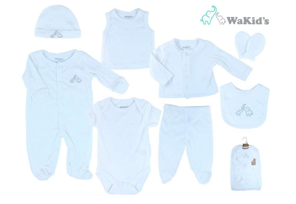 SET 8PZS. ROPA Y ACCS P/BEBE