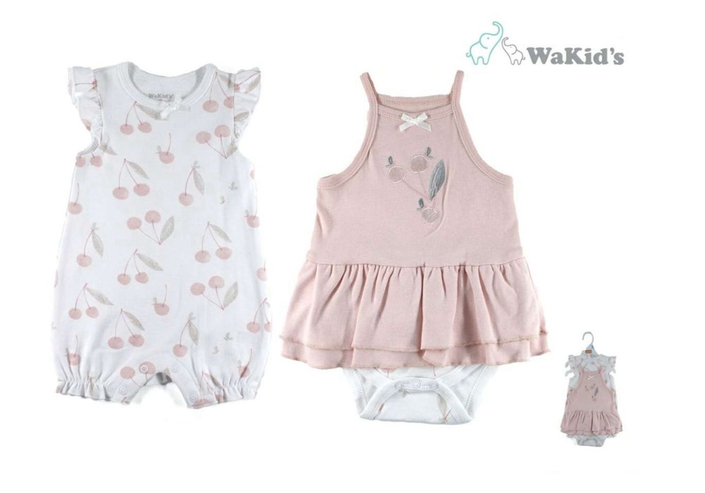 SET VESTIDO + JUMPER P/BEBE