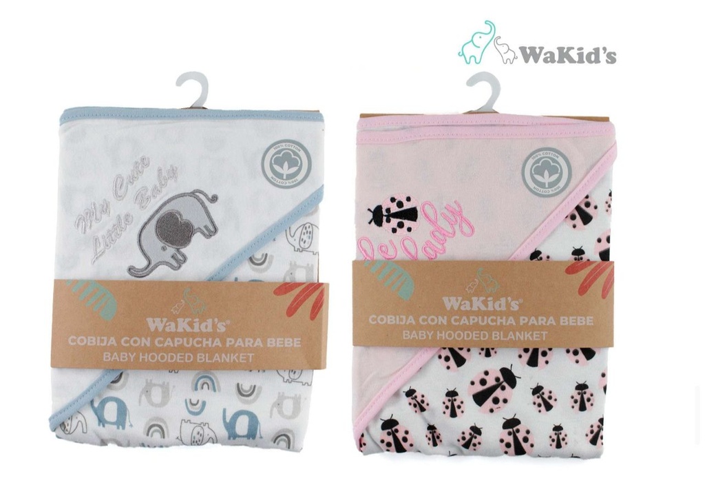 TOALLA CON CAPUCHA P/BEBE