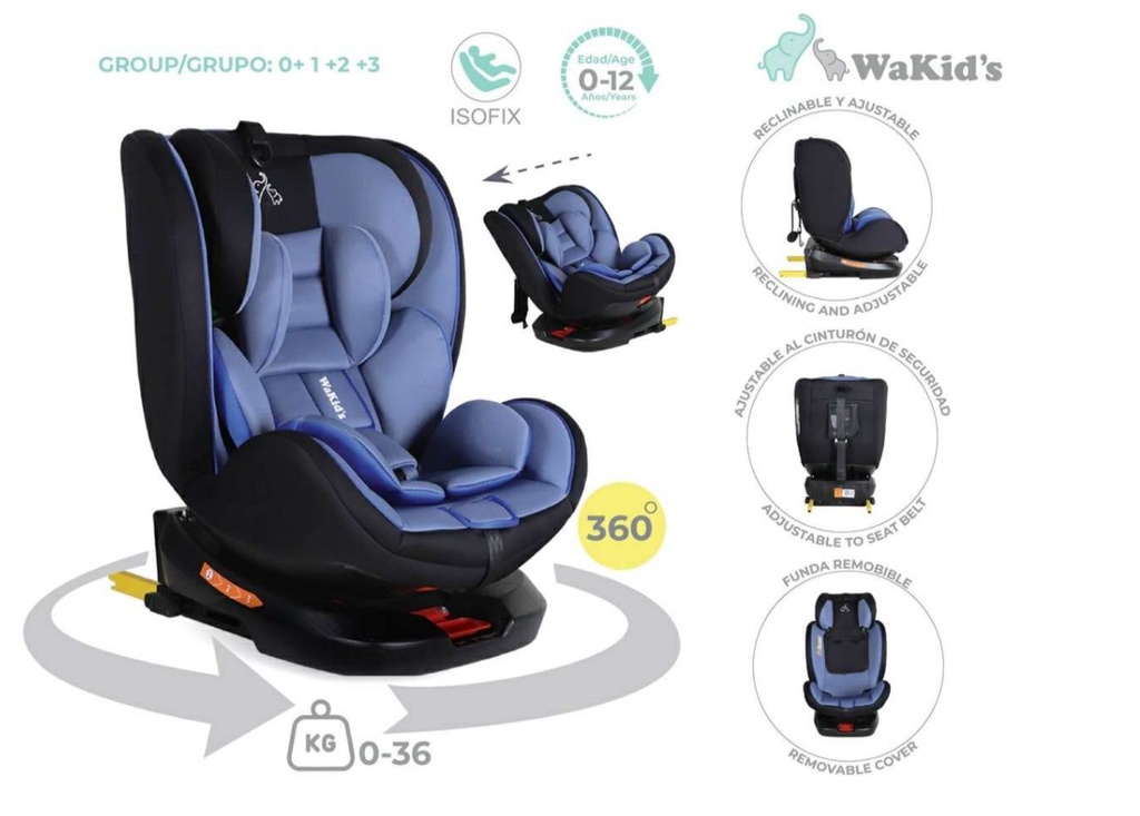 ASIENTO DE CARRO P/BEBE