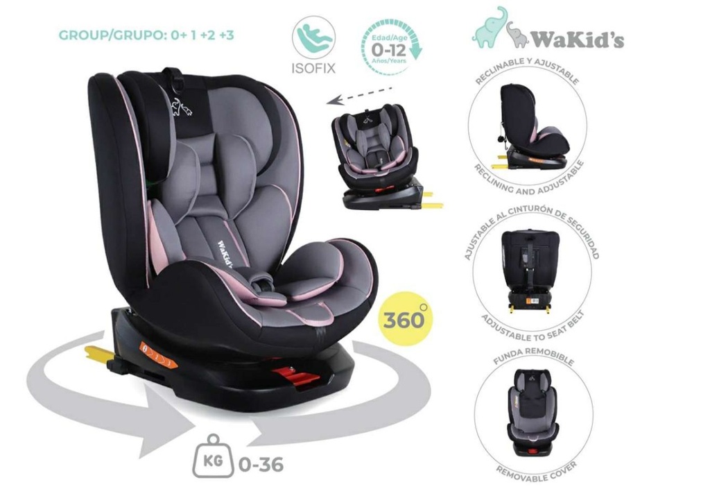 ASIENTO DE CARRO P/BEBE