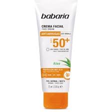 BABARIA PROTECTOR SOLAR ALOE 75ML SPF50+