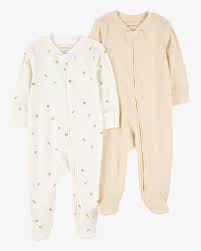 Baby 2-Pack 2-Way Zip Cotton Sleep & Play Pajamas - Carter's